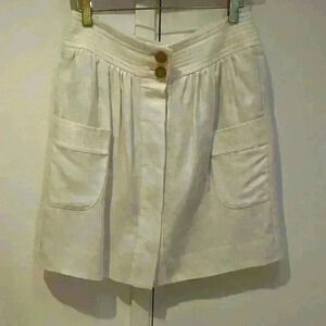 J.Crew linen mini skirt